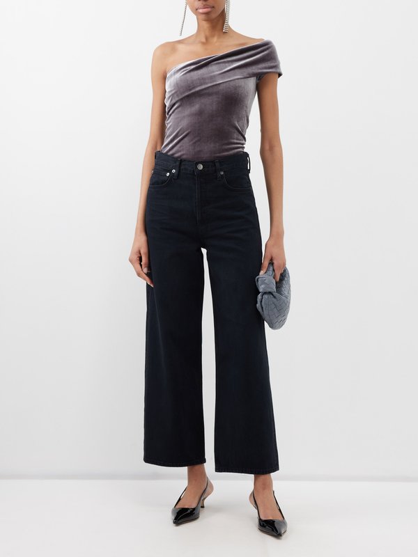 AGOLDE Ren: High Rise Wide Leg Jeans