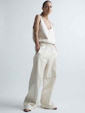 Inka Narrow Stretch Flare Trousers - Beatrice von Tresckow Designs