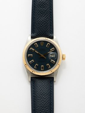 Lizzie Mandler Vintage Rolex Datejust 36mm sapphire & gold watch