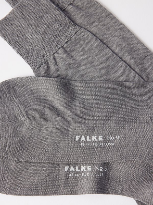 Falke No.9 Fil d'Écosse cotton-blend socks