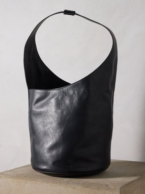 Reformation Silvana medium leather bucket bag