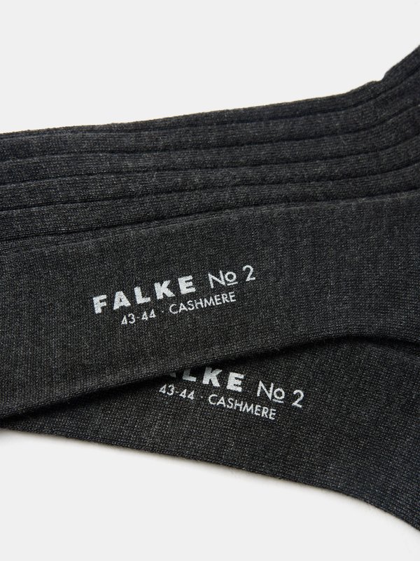 Falke No.2 ribbed cashmere-blend socks