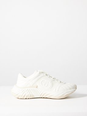 Gucci Interlocking G chunky-sole leather trainers