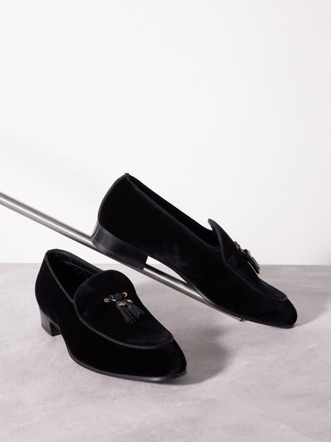 Gucci Princetown denim slippers for Women - Black in UAE | Level Shoes