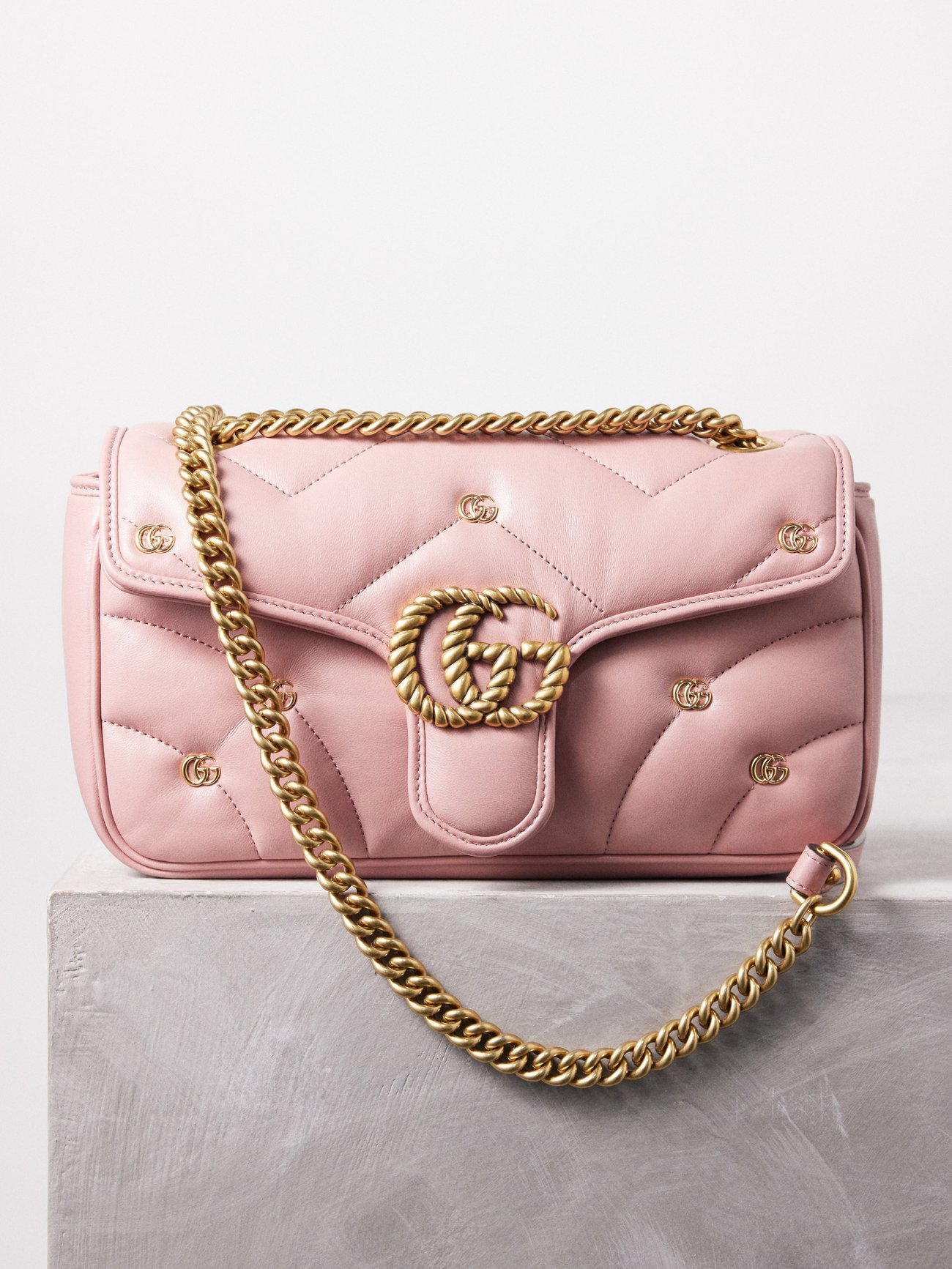 Gg marmont 2024 mini bag pink