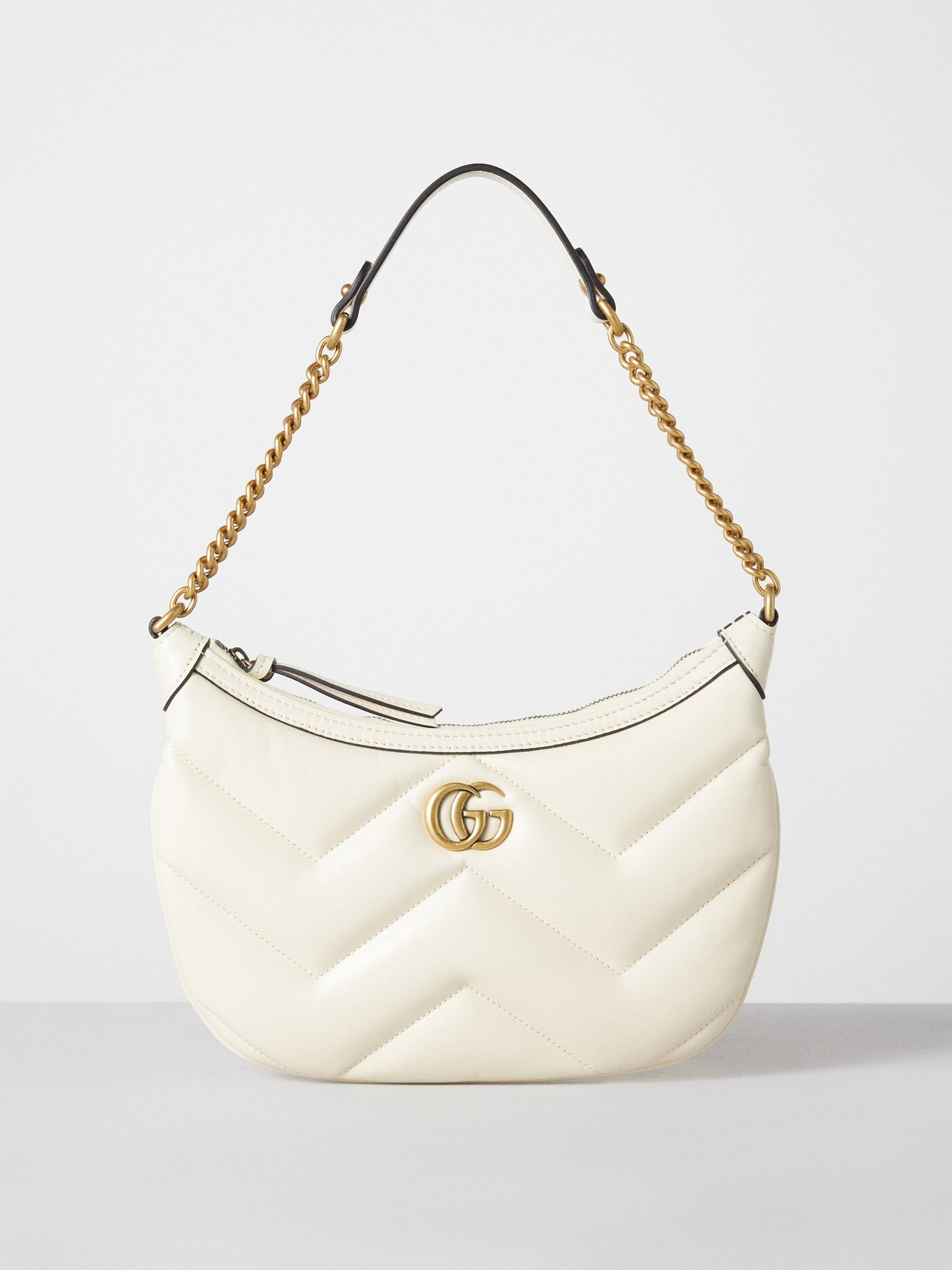 Gg marmont matelassé 2024 mini bag white