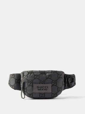 Gucci Messenger GG Supreme Small Black/Grey pour hommes