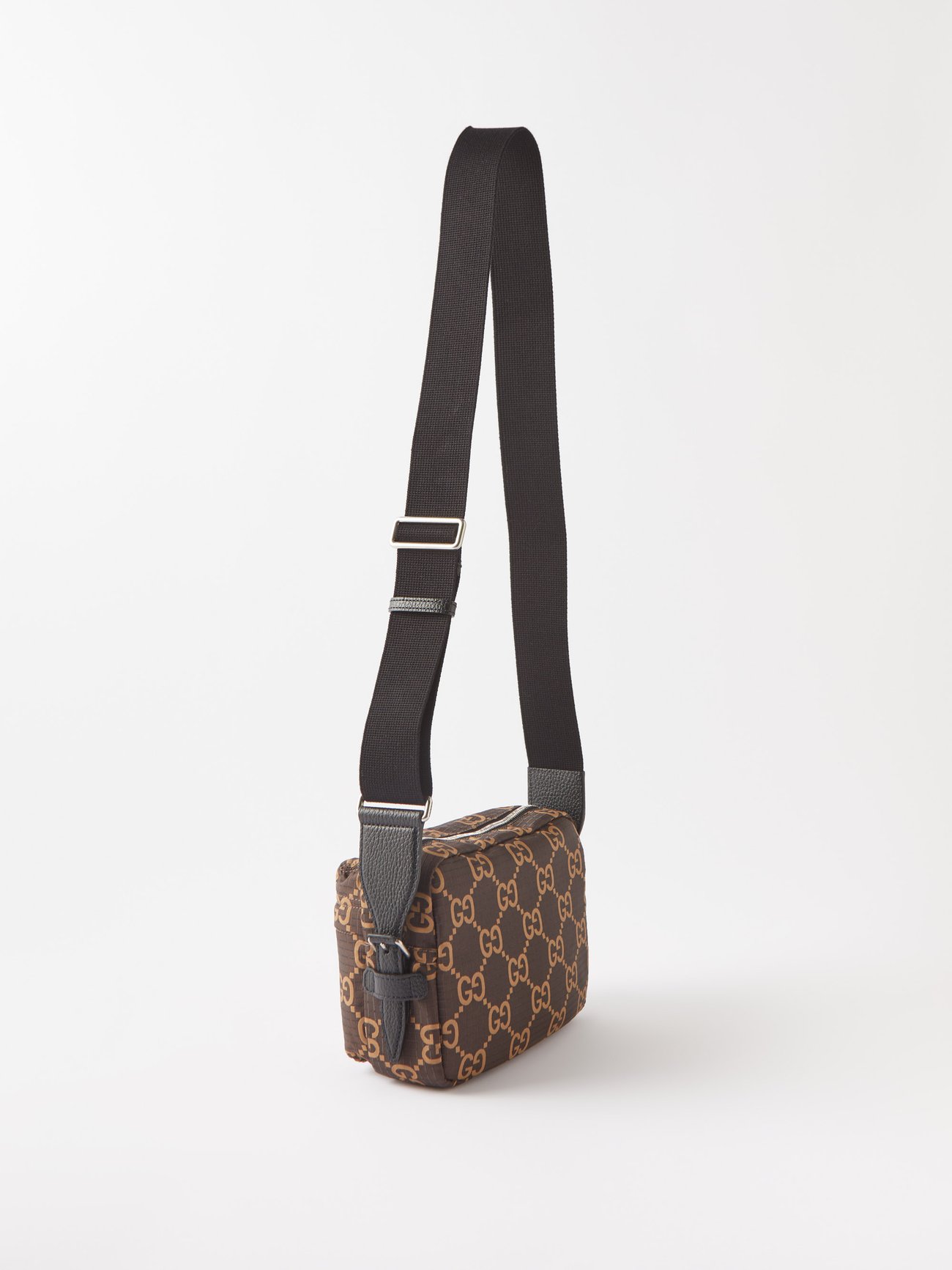 Cloth crossbody bag Gucci Brown in Cloth - 31397773