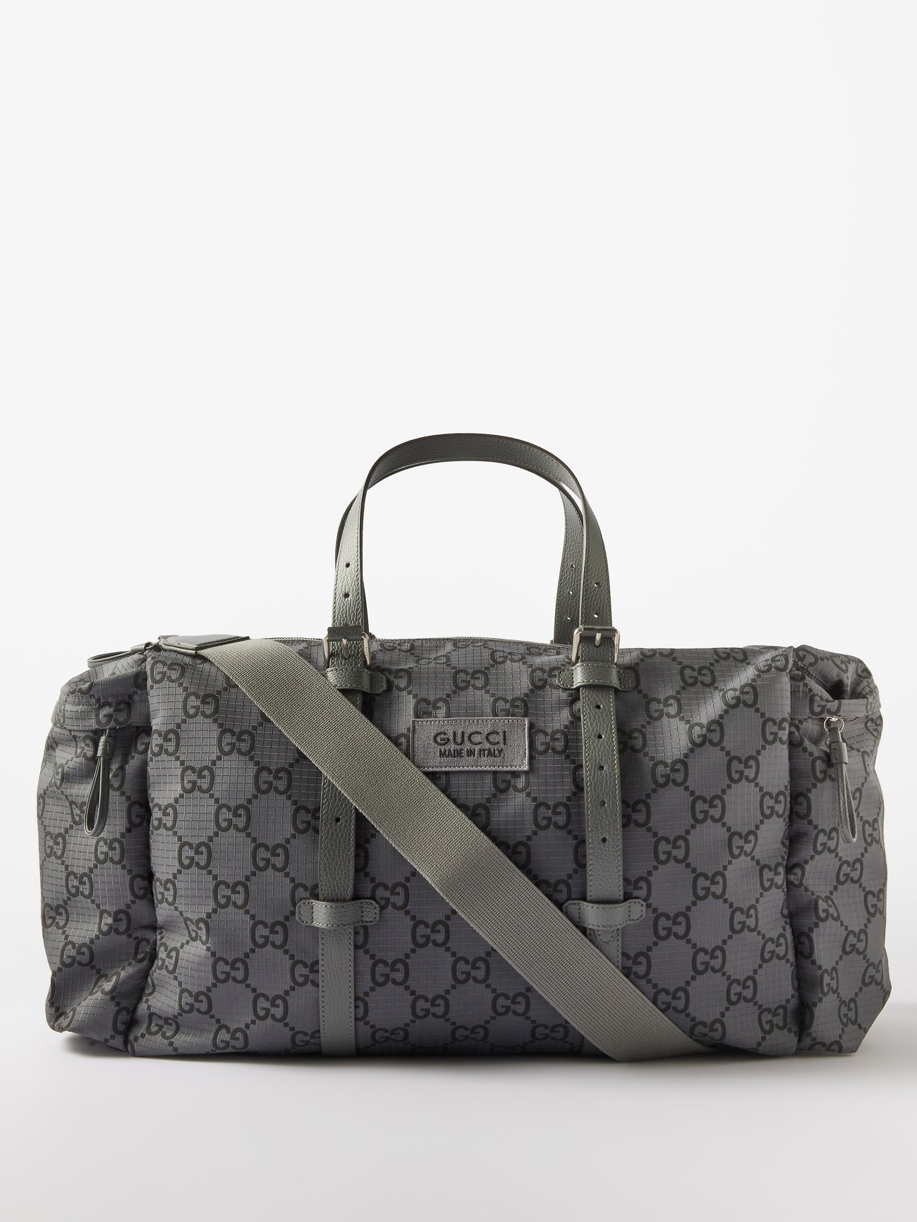 Black GG-jacquard ripstop backpack, Gucci