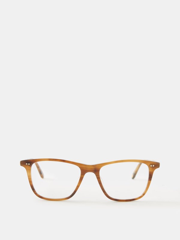 Garrett Leight Hayes D-frame acetate glasses
