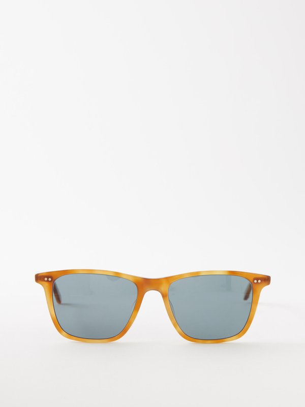 Garrett Leight Hayes D-frame acetate sunglasses
