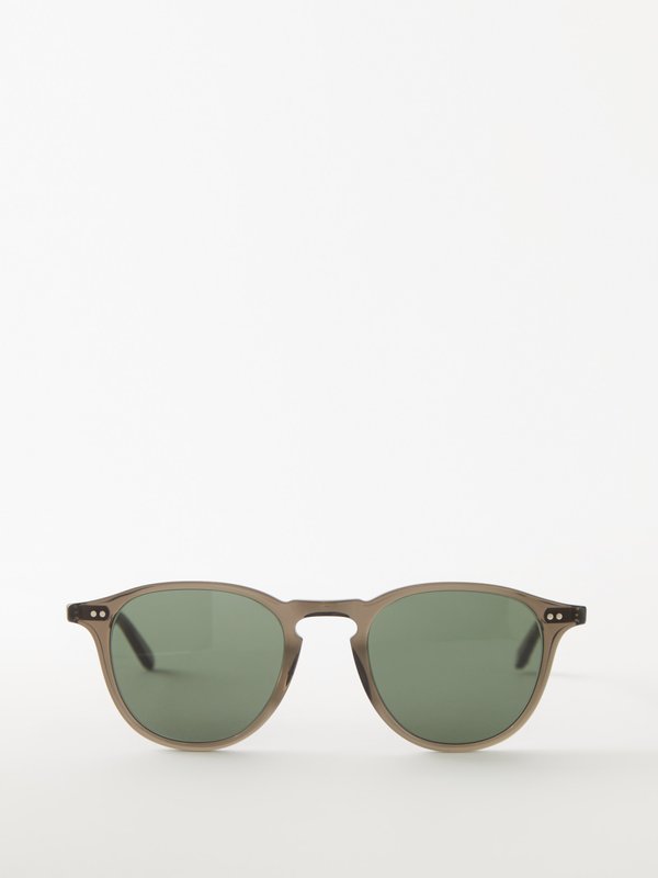 Garrett Leight Hampton round acetate sunglasses