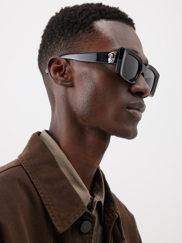 Cutler And Gross X The Great Frog Reaper square acetate sunglasses