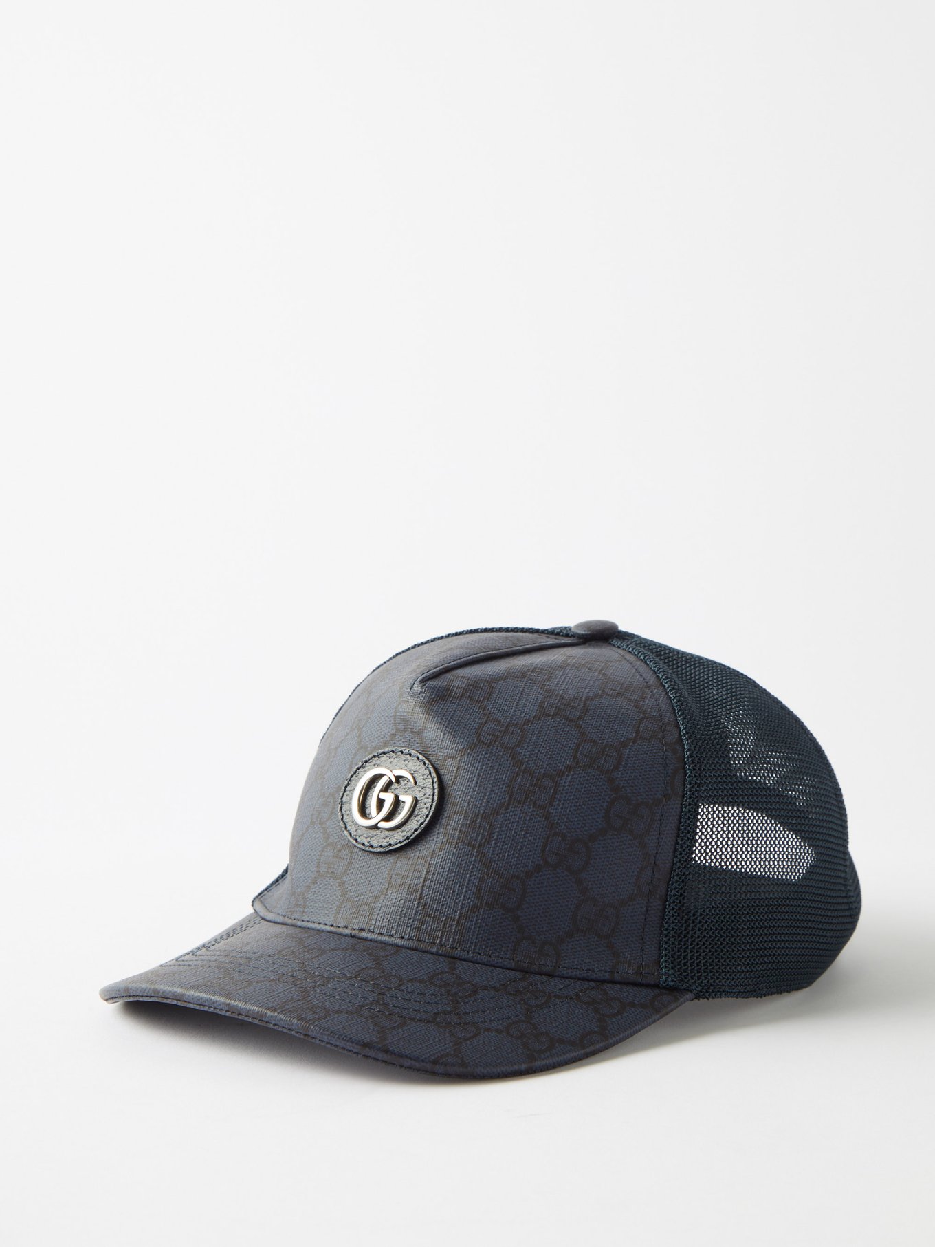Blue GG Supreme canvas baseball cap, Gucci