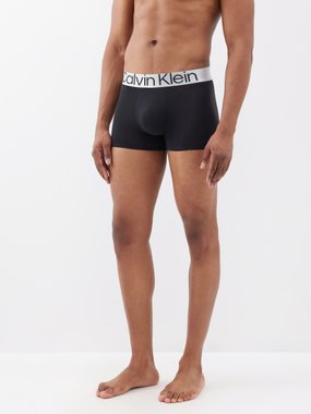 Calvin Klein Underwear Pack of three cotton-blend boxer trunks