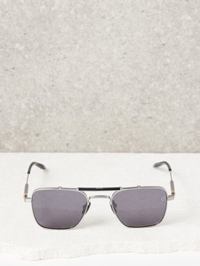 Akoni Europa aviator titanium sunglasses
