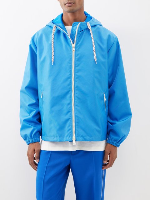 Gucci store windbreaker blue