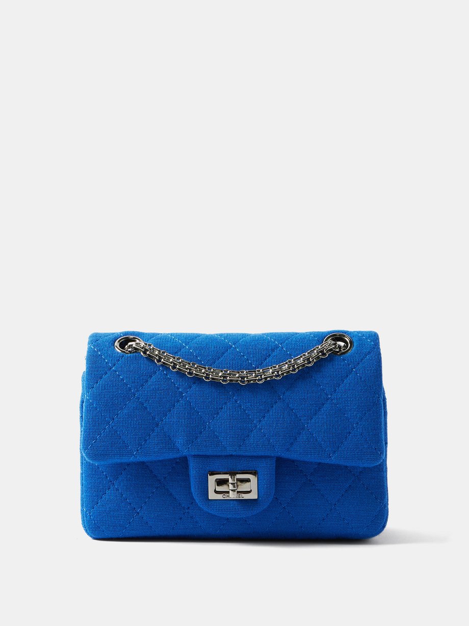 Blue Chanel 2.55 mini shoulder bag