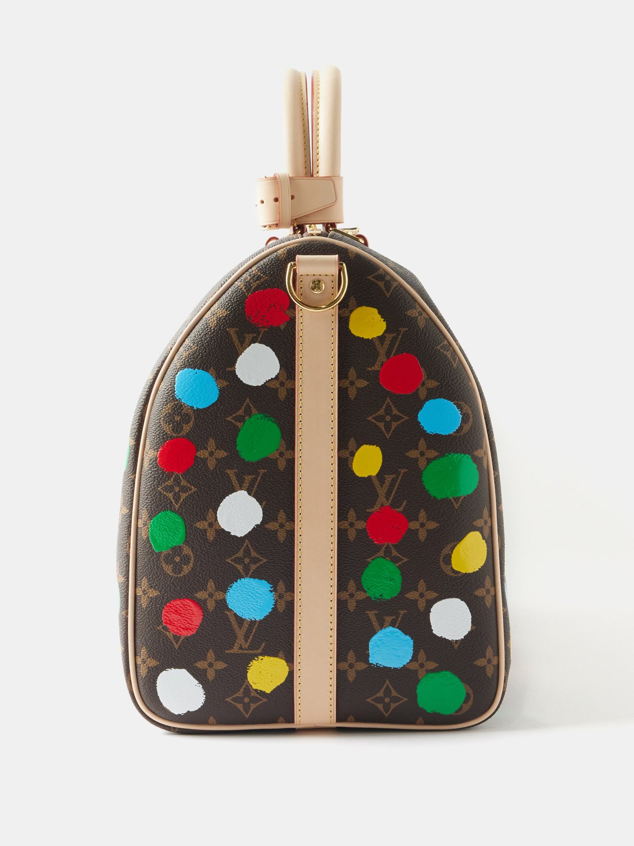 Louis Vuitton x Yayoi Kusama Keepall 45 Monogram Multicolor in Coated  Canvas with Gold-tone - US