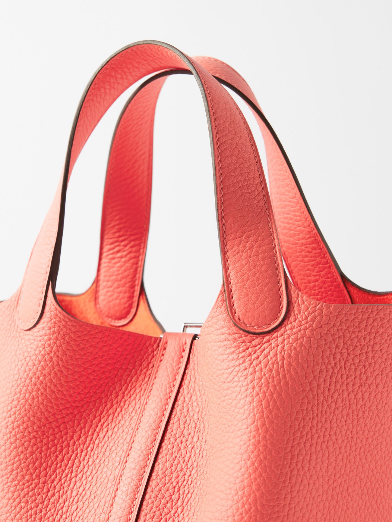 Pink Hermès Picotin 18cm bag, MATCHES x Sellier
