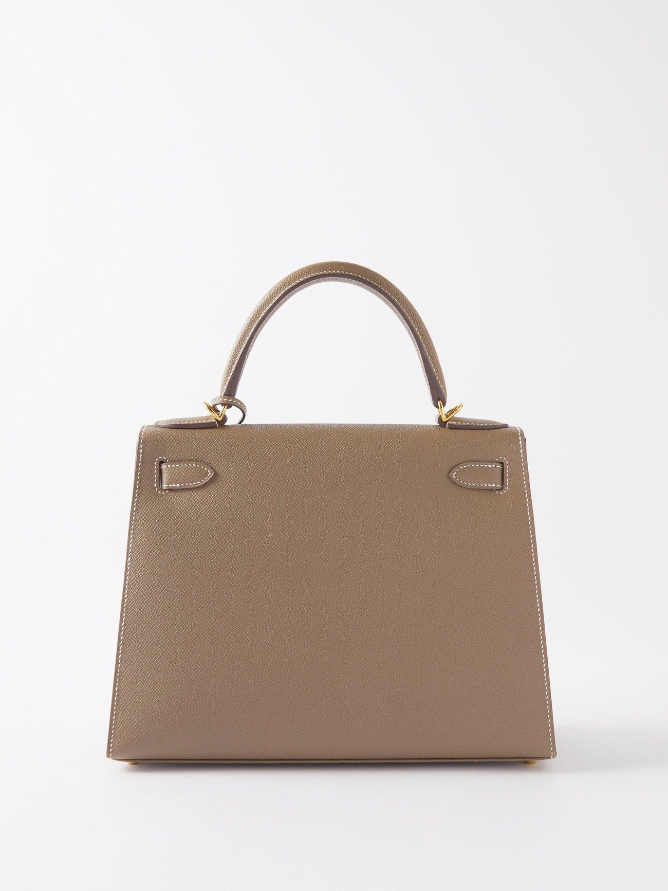 Beige Hermès Kelly Sellier 28cm handbag, MATCHES x Sellier