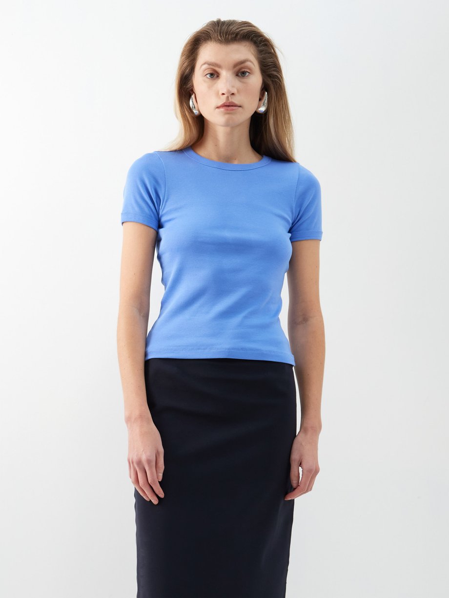 Blue Car organic-cotton jersey T-shirt | FLORE FLORE | MATCHES UK