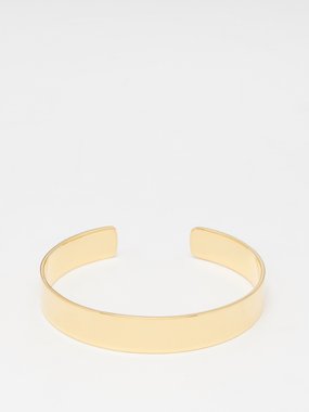 Daphine Thin Edge 18kt gold-plated cuff