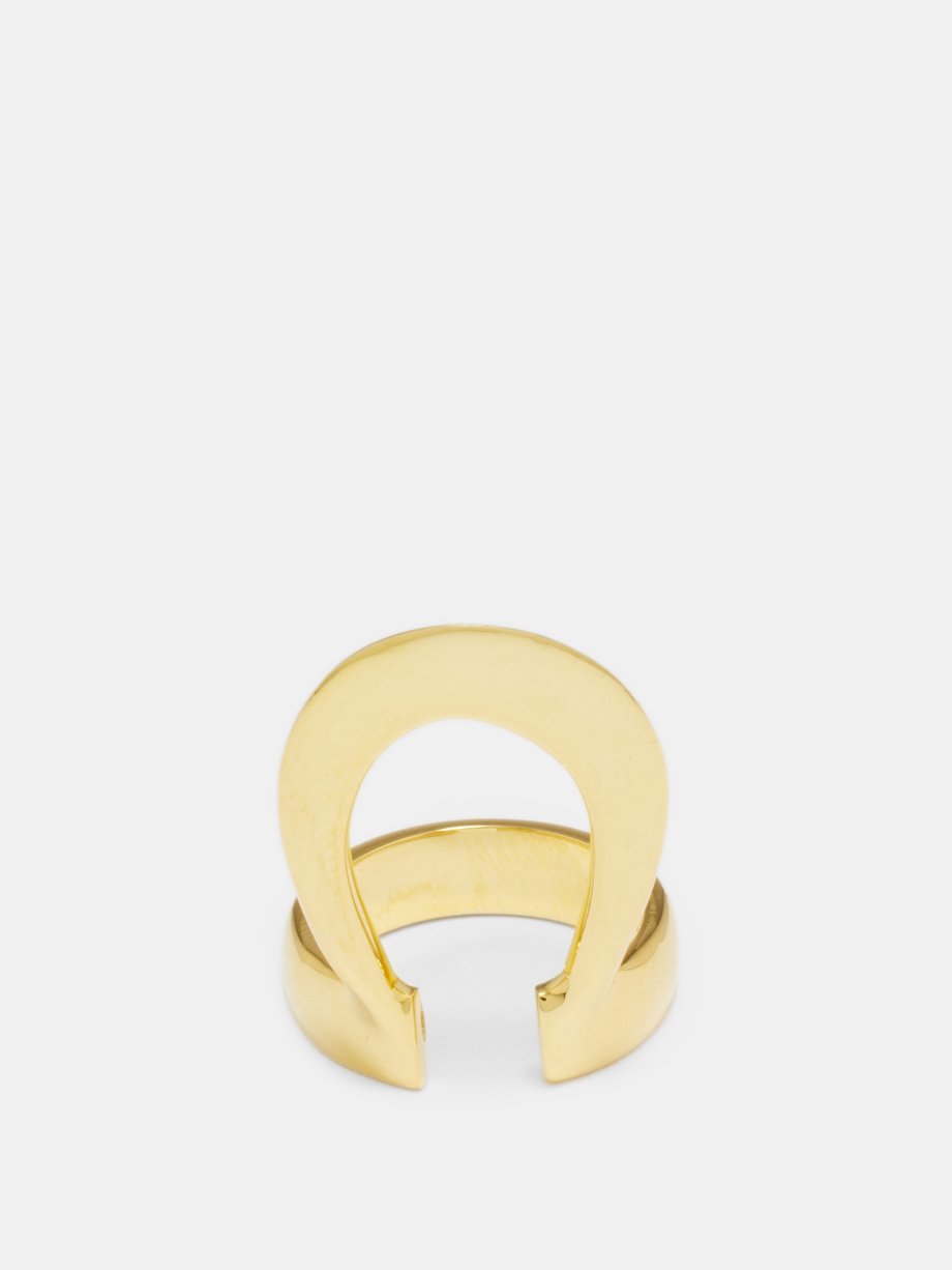Tohum Nomad IX 24K gold-plated ring