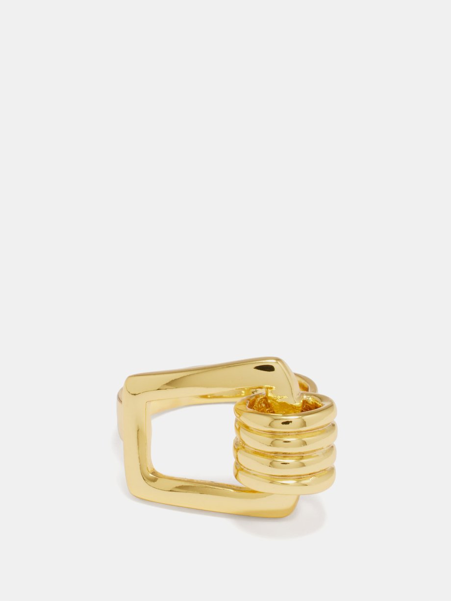 Tohum Karo 24kt gold-plated ring