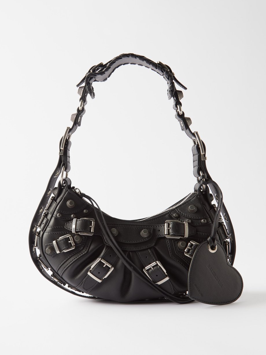 Balenciaga Le Cagole XS buckled leather shoulder bag