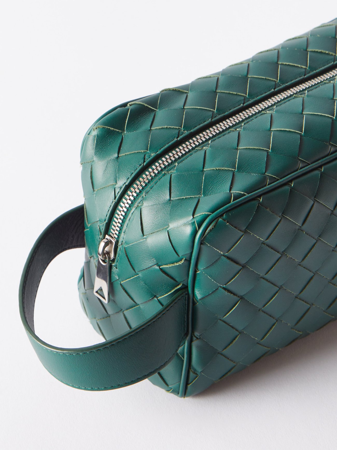 Bottega Veneta Intrecciato Green Leather Backpack 642361-V05J1
