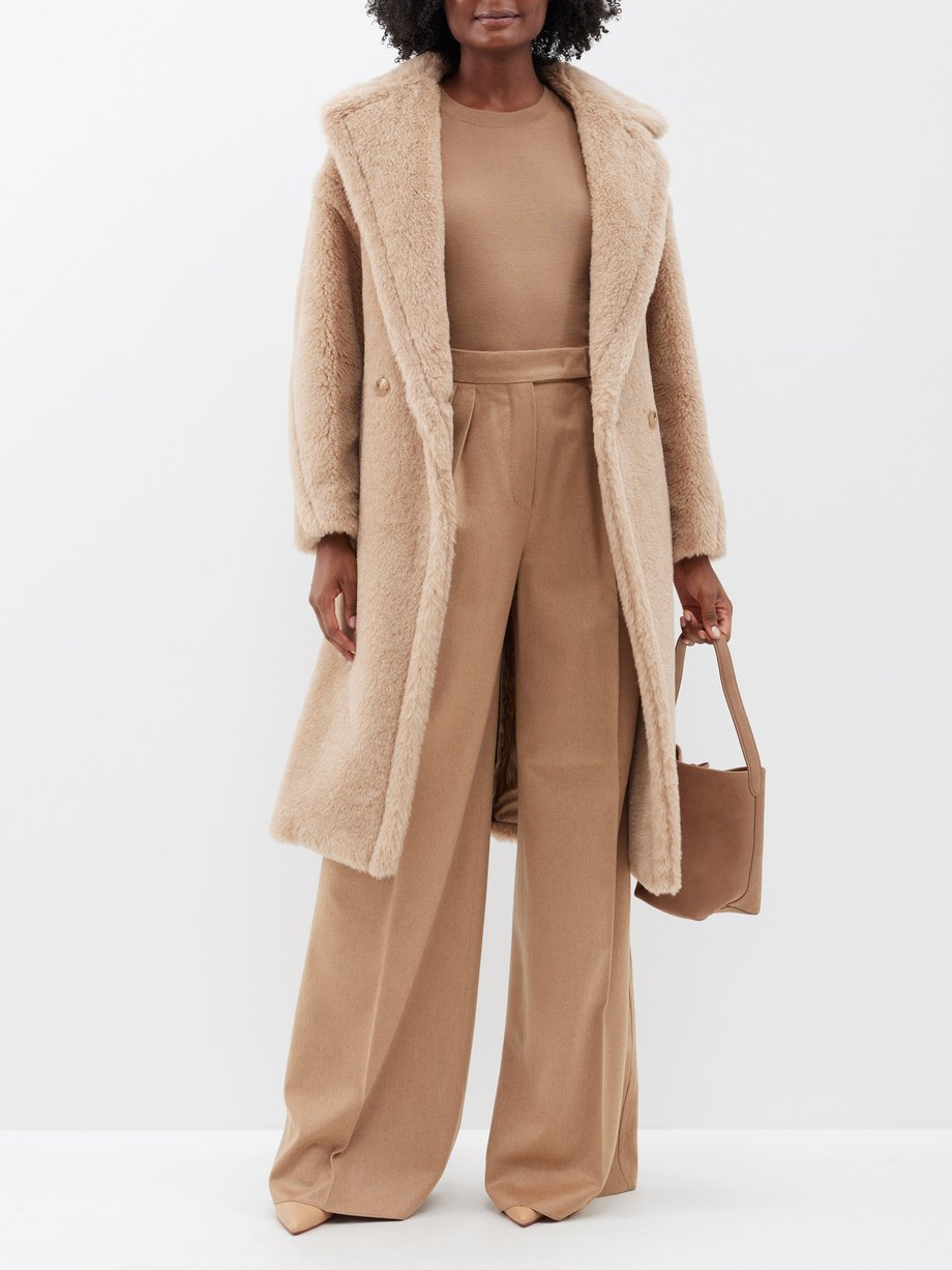 Beige Nuevo Teddy coat, Max Mara