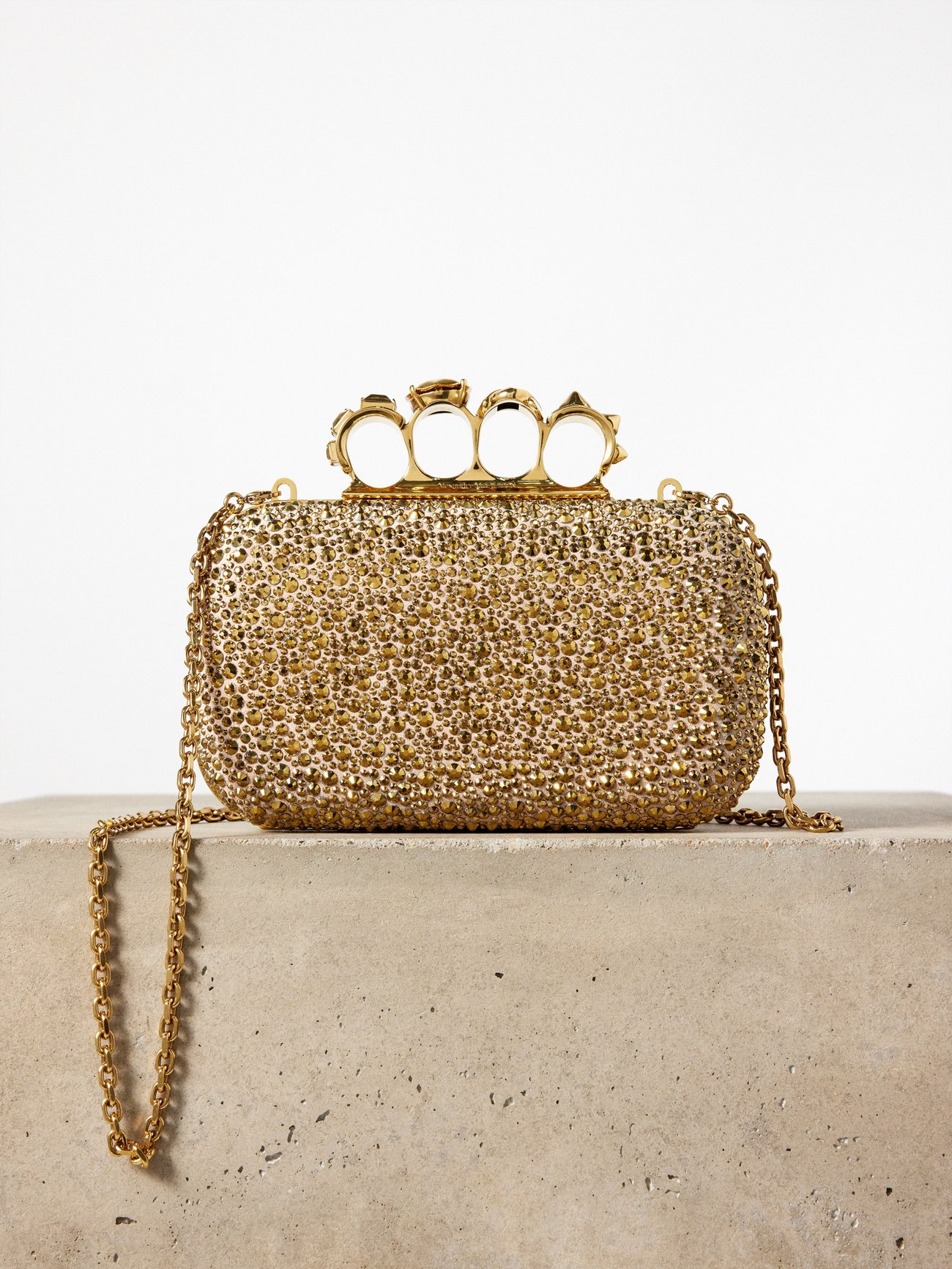 Alexander McQueen signature four-ring clutch bag - Joseph