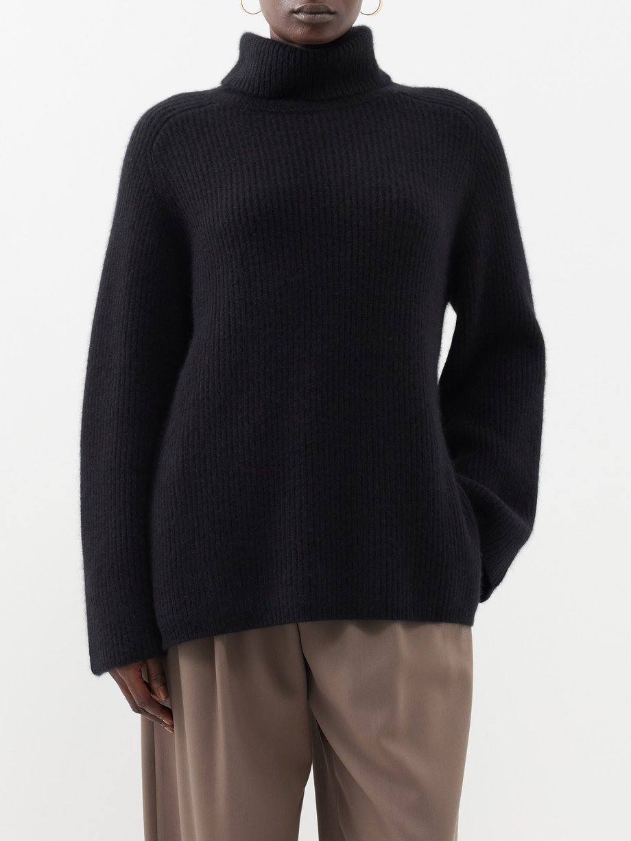 Black Sutherland ribbed-knit cashmere sweater | Arch4 | MATCHESFASHION UK