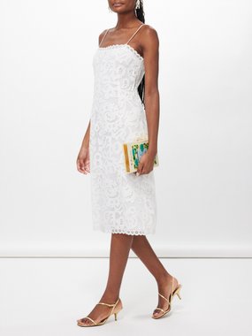 Sea Lovina floral-lace cotton dress