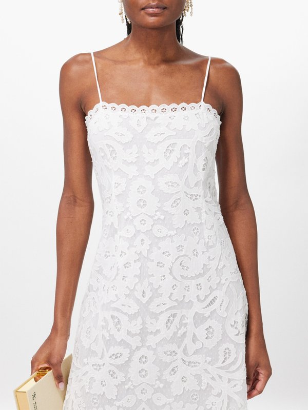 Sea Lovina floral-lace cotton dress