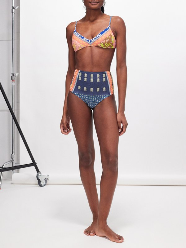 Boteh Estel Florimonde-print bikini briefs