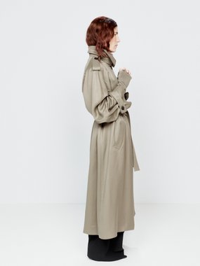 Raey Belted fluid trench coat