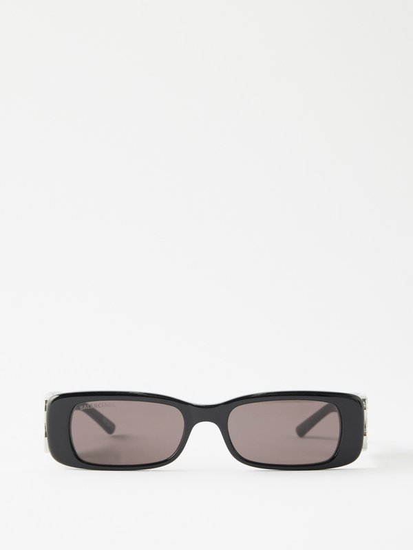 Balenciaga Eyewear Dynasty BB rectangle acetate sunglasses