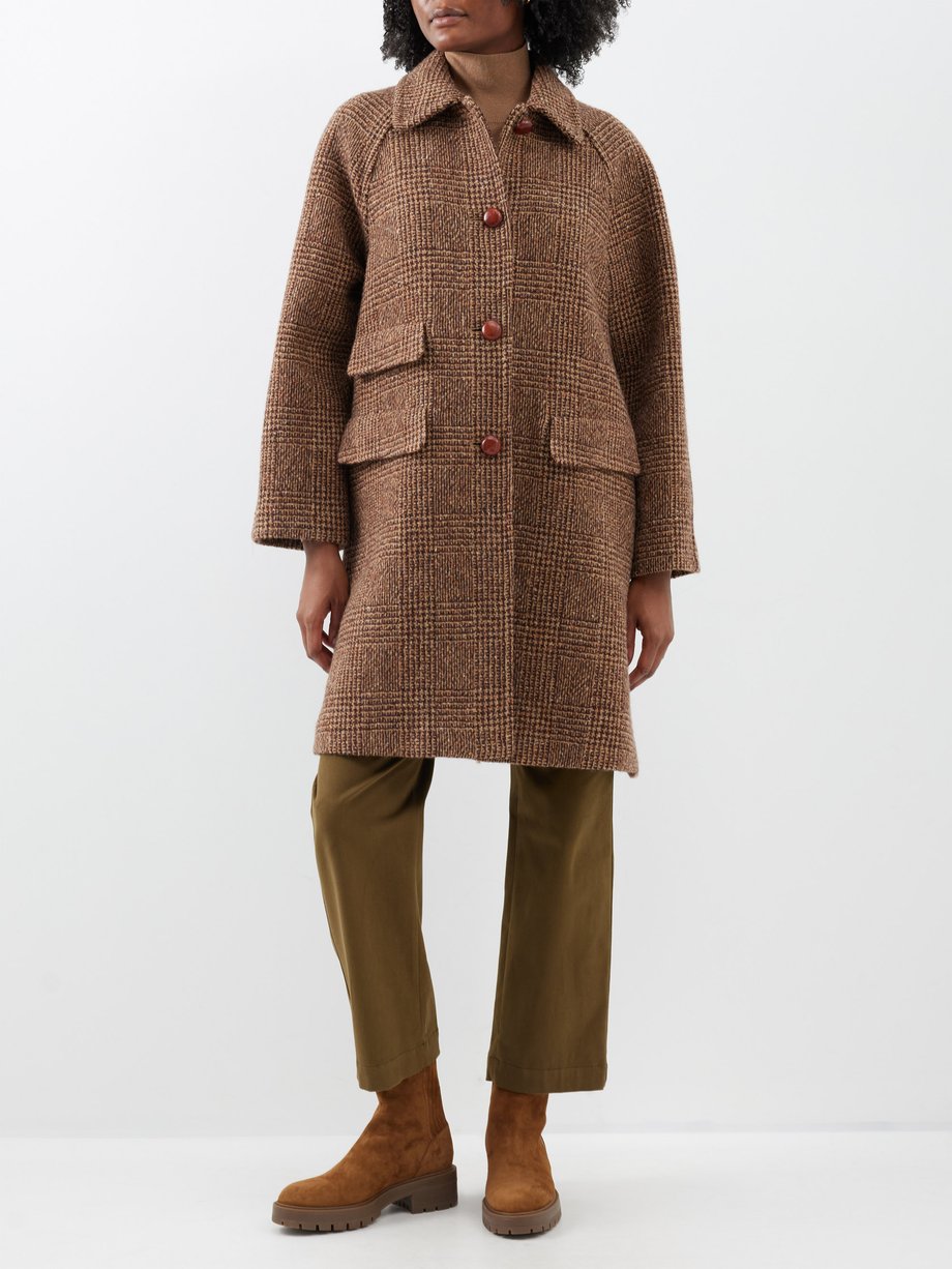 Brown Pitone coat | Weekend Max Mara | MATCHES UK