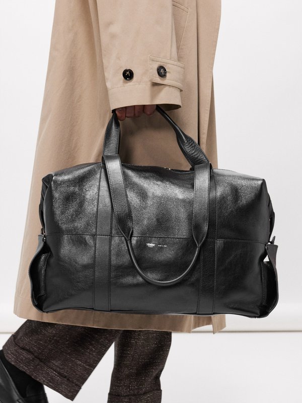 Black Heist Elvis leather holdall | Métier | MATCHES UK