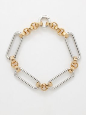 Laura Lombardi Stanza platinum-plated & 14kt gold-plated bracelet
