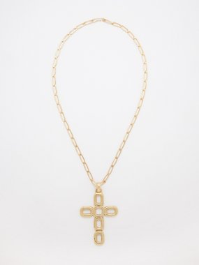 Laura Lombardi Luciana 14kt gold-plated necklace