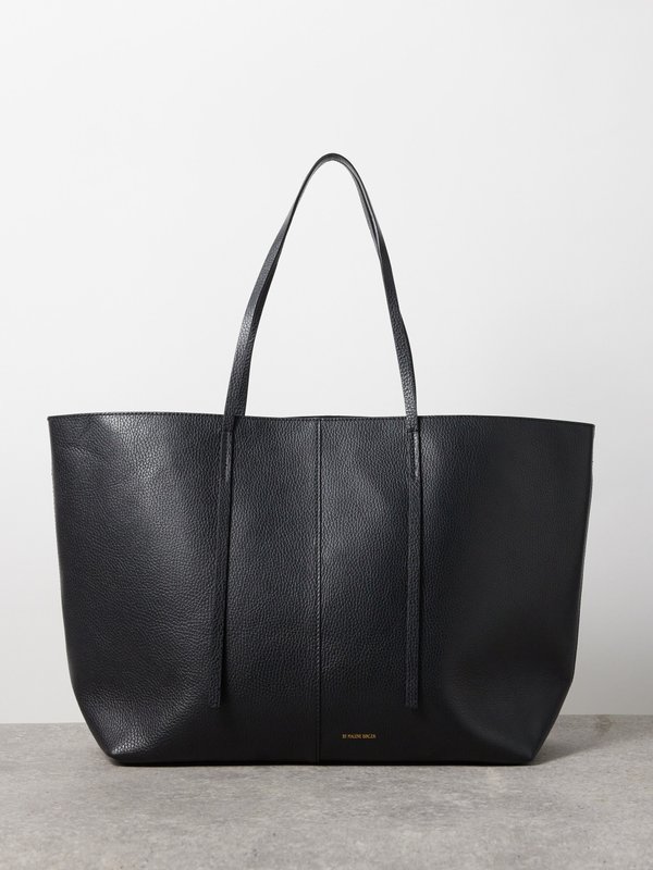 Abilla grained leather tote bag video