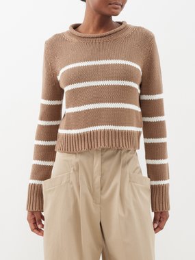 La Ligne Mini Marina knitted cotton jumper