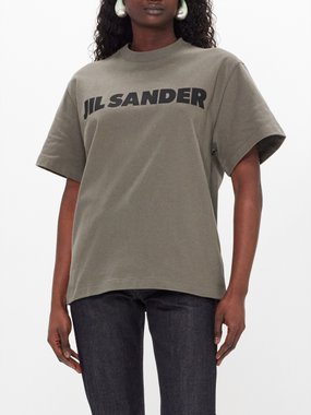Jil Sander Logo-print cotton-jersey T-shirt