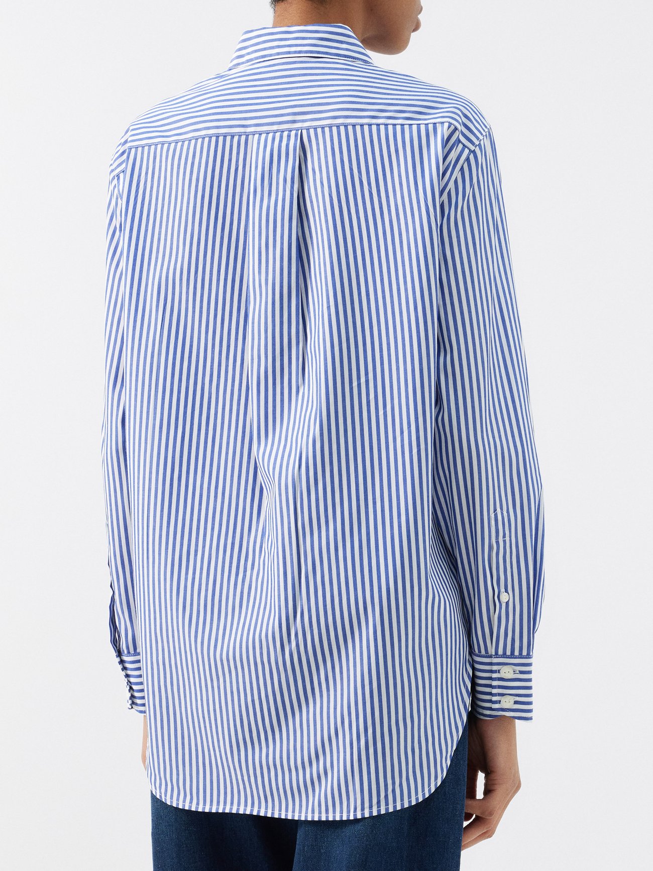 Blue Maxine striped cotton shirt | Rag & Bone | MATCHESFASHION US