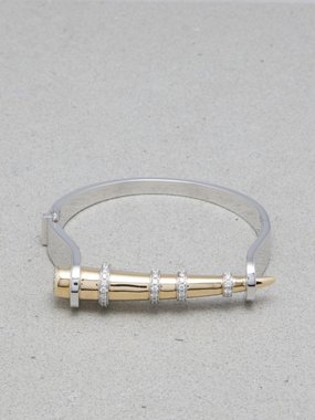Rainbow K Horn diamond & 14kt gold bracelet