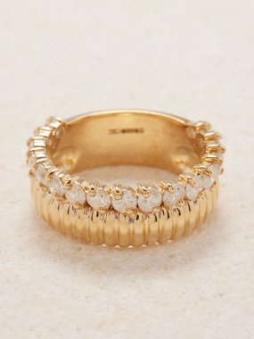Yvonne Léon Bouée diamond & 9kt gold ring