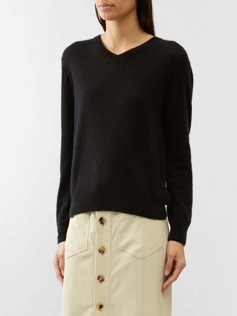 Loose-Fitting Jumper Dams Black // ba&sh CA